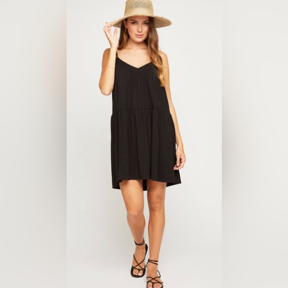 Gentle Fawn Black Gemini Dress - M